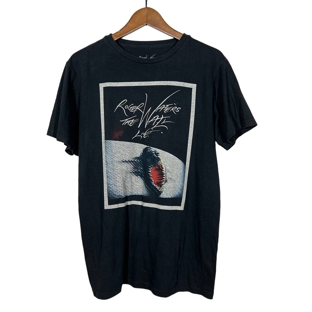 Roger Waters Tour Merch Graphic Tee Short Sleeve Black The Wall - XL